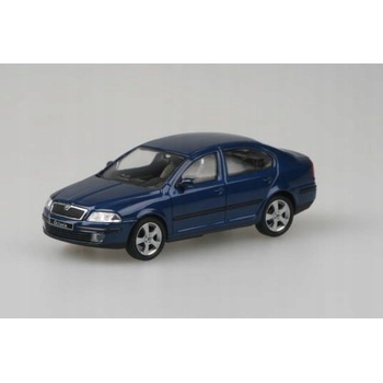 ABREX Škoda Octavia II 2004 Modrá Hlbinná Metalíza 1:43