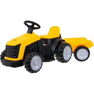 Joko elektrický traktor s vlečkou žltá