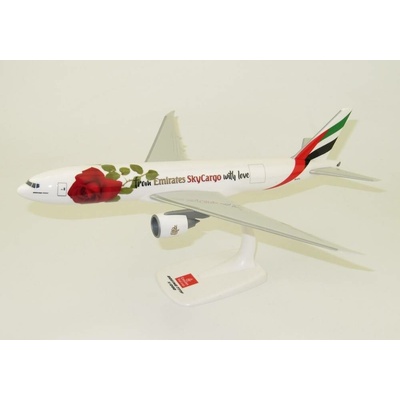 PPC Holland Boeing B777 F1H Emirates Sky Cargo Red Rose Colors Snap Fit 1:200