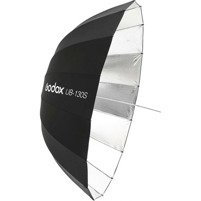 Godox Hluboký stříbrný parabolický deštník Godox UB-130S (130cm)
