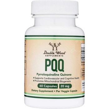 Image 1 of Double Wood Supplements PQQ 20 mg | Pyrroloquinoline Quinone [60 капсули]