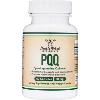 Double Wood Supplements PQQ 20 mg | Pyrroloquinoline Quinone [60 капсули]