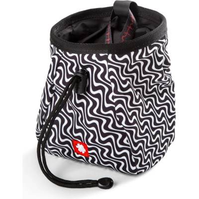 Ocun Торбичка за магнезий Ocun Lucky + Belt Chalk bag - Lines Black - размер One Size (335-0632-0711)