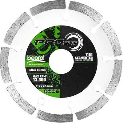 Beorol Диск Диамантен Сегментиран Beorol (RPDS115)