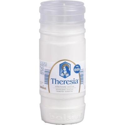 Bolsius Theresia bílá 210 g