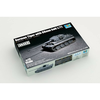 Trumpeter Pz.Kpfw. VI Tiger with 88mm kwk L/71 1:72