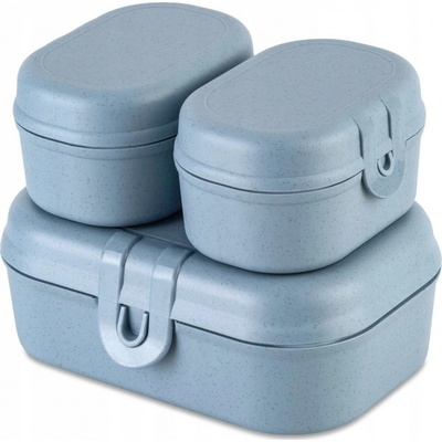 Koziol Lunchbox PASCAL READY MINI, sada 3 nádob, KOZIOL