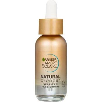 Garnier Ambre Solaire Natural Bronzer Self-Tan Face Drops капки автобронзант за лице 30 ml унисекс