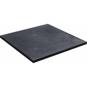 Inter Ceramic Квадратно композитно душ корито Inter Ceramic 90x90 см, матово каменно покритие - тъмносиво (9010RS-3)