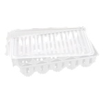HORECANO home-Кутия за яйца 15бр. БЯЛА (f-32-w) (014877)