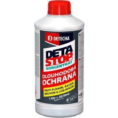 Detecha Detastop koncentrát proti plísním, mechům a lišejníkům, 1 l