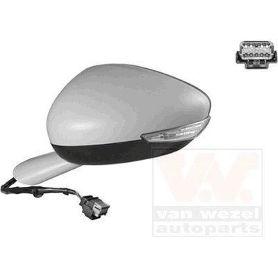 Vonkajżie spätné zrkadlo VAN WEZEL 4068807