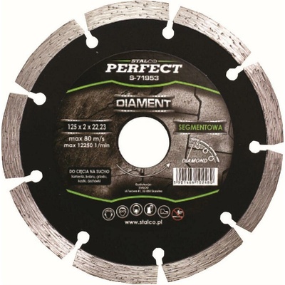 Kotouč diamantový řezný, segmentový, ø 115 mm, STALCO PERFECT
