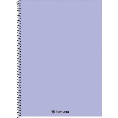 Fortuna Спирална тетрадка FORTUNA Monocolor A/4 70 листа пастелно лилаво 01.08678 (01.08678)