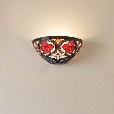 Elstead Lighting Quoizel QZ-LARISSA-WU - Настенно осветително тяло Tiffany LARISSA 2xE14/40W/230V (ED1135)