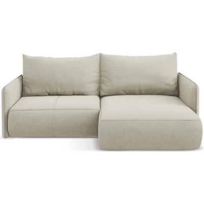 makamii Кремав разтегателен ъглов диван с място за съхранение (десен ъгъл) Nanea - Makamii (NANEA_RCF_S_24_P1_C13)