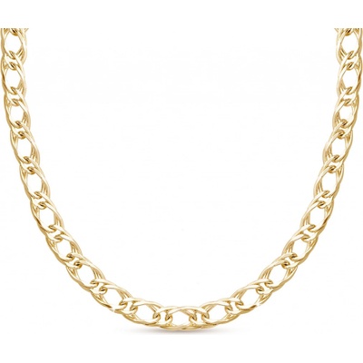 Biju Pozlacený řetízek 14k zlatem s jemnými obroučky 3002043