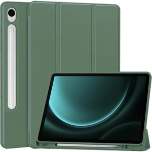 Techsuit Калъф за Samsung Galaxy Tab S9 FE / S10 FE - Flex Trifold - Зелен