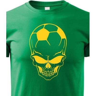 Dětské tričko Fotbal lebka ZelenáCanvas Dětské tričko Bezvatriko.cz 1561