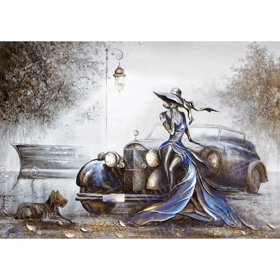 Magnolia - Puzzle Lady in Blue - 1 000 piese