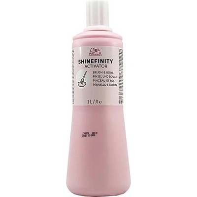 Wella Shinefinity Activator Brush & Bowl 7 Vol. 2% 1000 ml