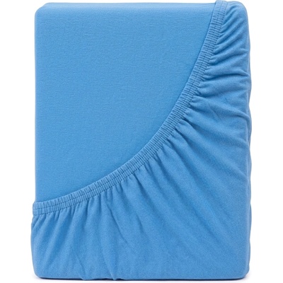 4Home jersey prostěradlo Ideál nebesky modré 200x200