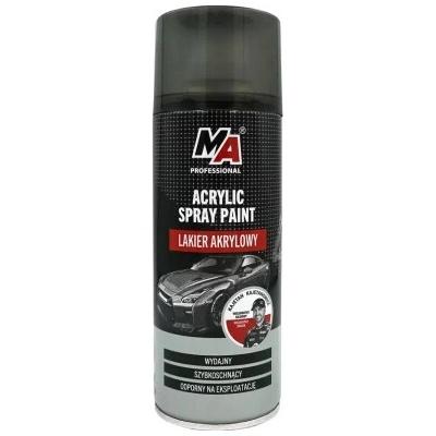 MA PROFESSIONAL Akrylový lak – čierny matný 400ml