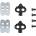 Shimano Педали с автомат Shimano Schuhplatten SM-SH51 SPD Clipless pedals - Black - размер One Size (860-4701-0111)