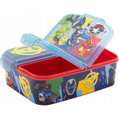 AVENGERS MARVEL RAŇAJKOVÝ BOX TRI PRIEHRADKY OBEDOVÝ BOX DO ŠKOLY