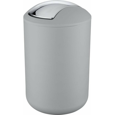 Wenko Odpadkový koš BRASIL GREY, šedý - 6,5 l