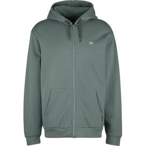 Iriedaily Мъжко яке за тренировка Iriedaily Mini Flag 2 Zip Hood Training jacket - Jungle Green - размер XXL (003-2672-0516)