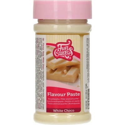 Cakesupplies Ochucovacia pasta Funcakes Biela čokoláda 100 g