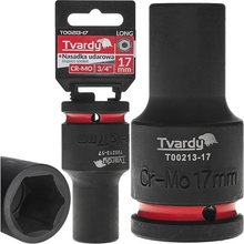Rázová nástrčná hlavice prodloužená 3/4", 17 mm, CrMo - TVARDY