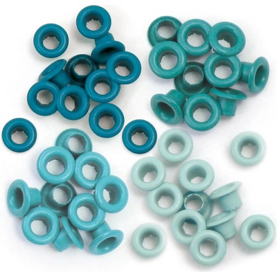 WE R MEMORY KEEPERS PRŮCHODKY - Eyelets Standard - TYRKYSOVÉ