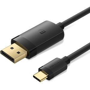 Vention Кабел Vention USB-C - DisplayPort 4K, 1 м, черен (CRJBF) (CRJBF)