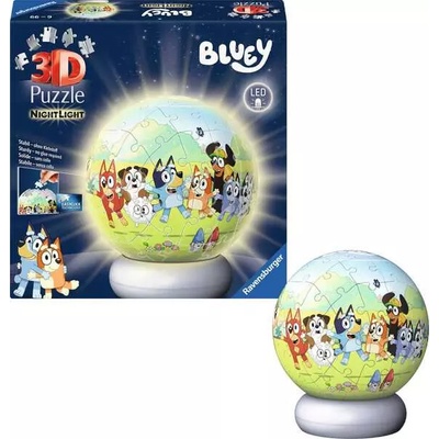 Ravensburger 3D Puzzleball Bluey LED 40-99 ks