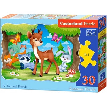 Castorland Пъзел Castorland от 30 части - Горски приятели (B-03570-1)