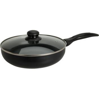 ТИГАН С КАПАК ЕН Ø24x4.3см НЕЗАЛ. ПОКРИТИЕ ЧЕРНО (991000200)