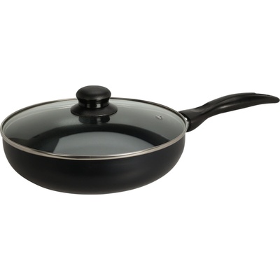 ТИГАН С КАПАК ЕН Ø24x4.3см НЕЗАЛ. ПОКРИТИЕ ЧЕРНО (991000200)