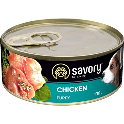 Savory Dog All Breeds Puppy Chicken 100 g