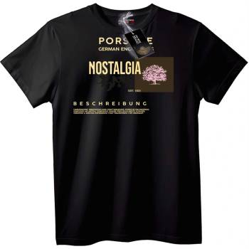 NOONEBRAND Порше Носталгия Т-Шърт - 2XL, White