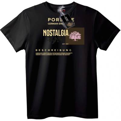 NOONEBRAND Порше Носталгия Т-Шърт - 2XL, White