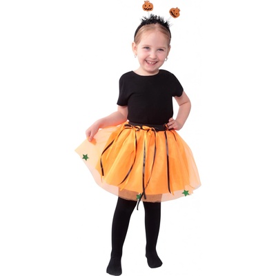 halloween tutu sukne s čelenkou