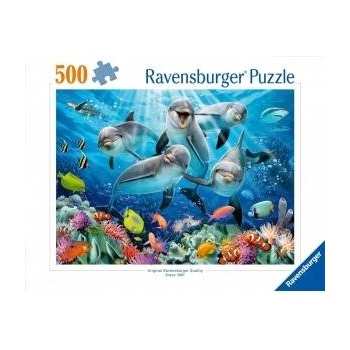 Ravensburger Puzzle 2D 500 Dolphins
