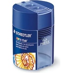 STAEDTLER Острилка, перфоратор с две дупки, с контейнер, STAEDTLER "Noris 512 F", синя 512 002 (512 002)