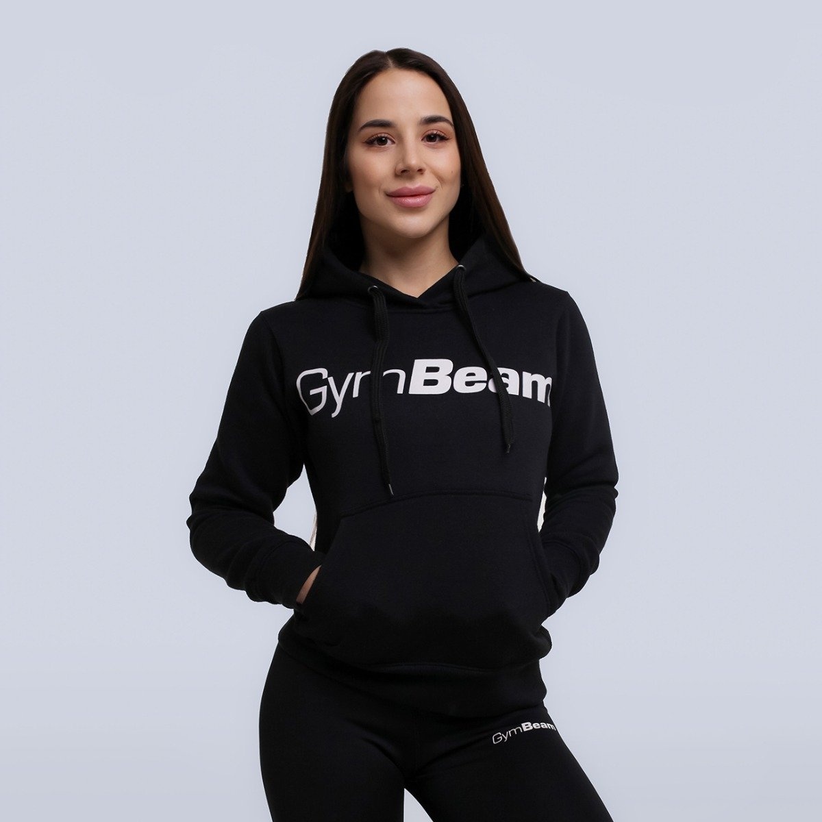 GymBeam Дамски суичър Athlete Black M