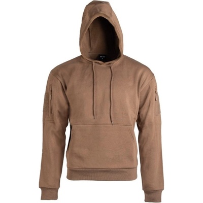 Mil-Tec mikina klokanka TACTICAL s kapucňou dark coyote