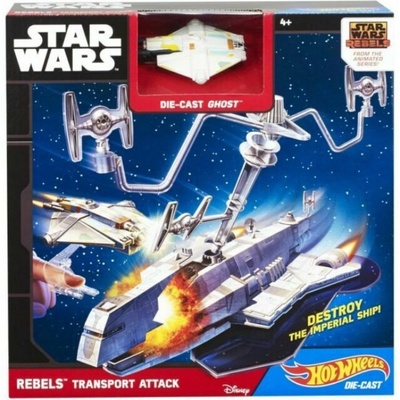 Mattel Hot Wheels Star Wars Rebels Transport Attack Die Cast Ghost