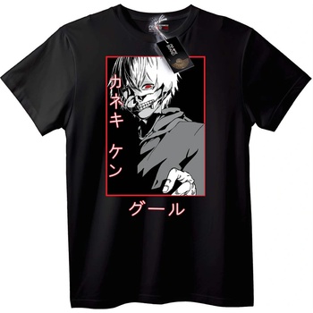 NOONEBRAND Тениска Kane Kengan Аниме - M, Black