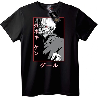 NOONEBRAND Тениска Kane Kengan Аниме - M, Black
